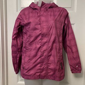 White Sierra Hooded Pink Shell Jacket